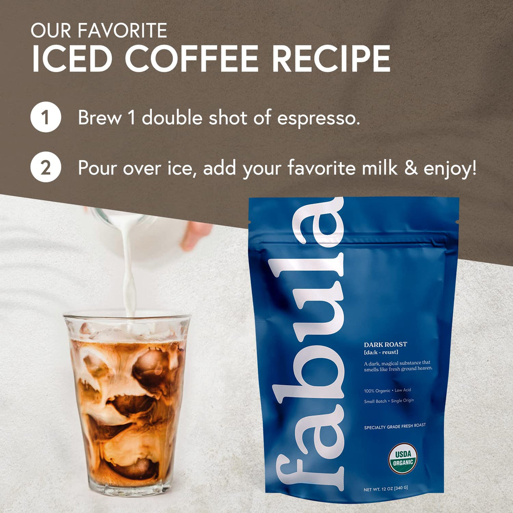 Fabula cup beside scale showing serving size and measurement guidance