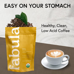 Fabula label and certifications showing organic and mold-free assurance