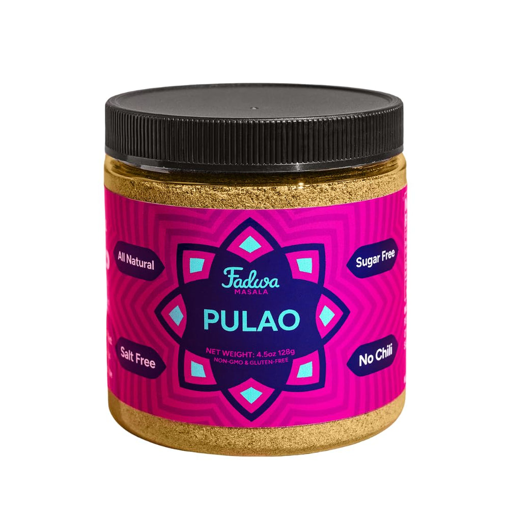 FADWA MASALA front label on jar showing product identity and clean ingredients