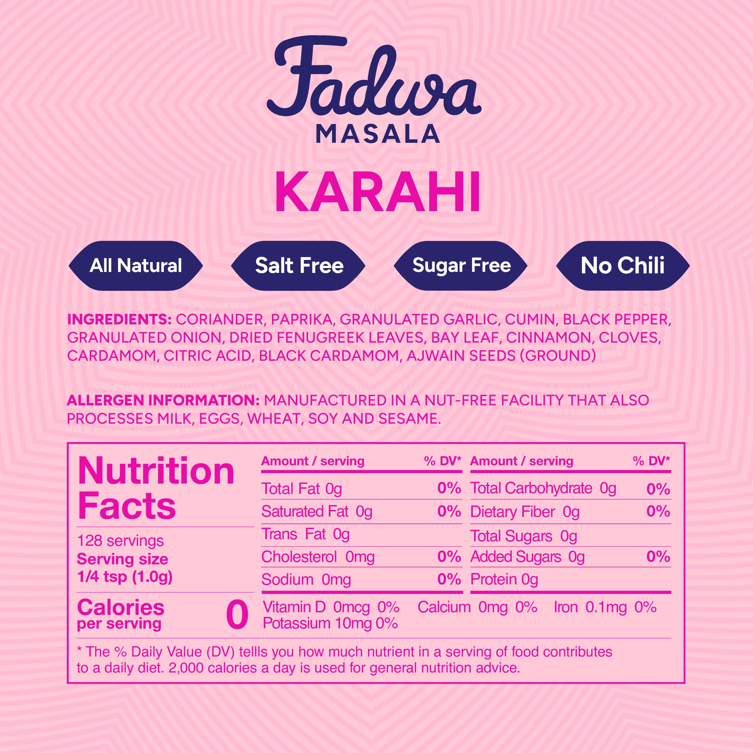 FADWA MASALA measuring spoon showing portion control and versatility