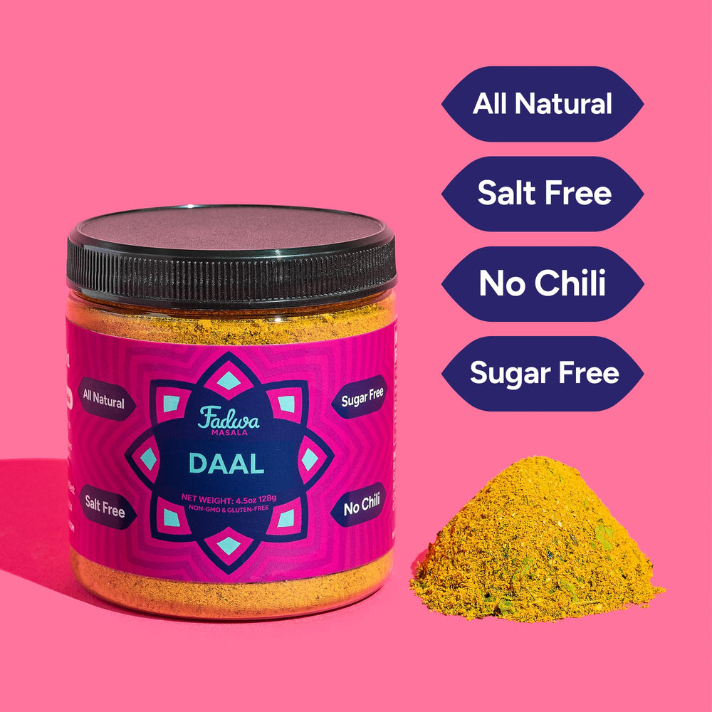 FADWA MASALA open jar with measuring spoon, easy scooping and controlled portions