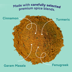 FADWA MASALA pouring into pan for blooming spices and aroma