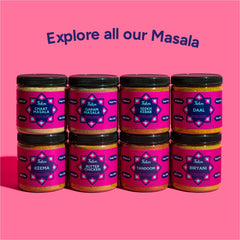 Fadwa Masala spoon scooping spices for precise seasoning benefit