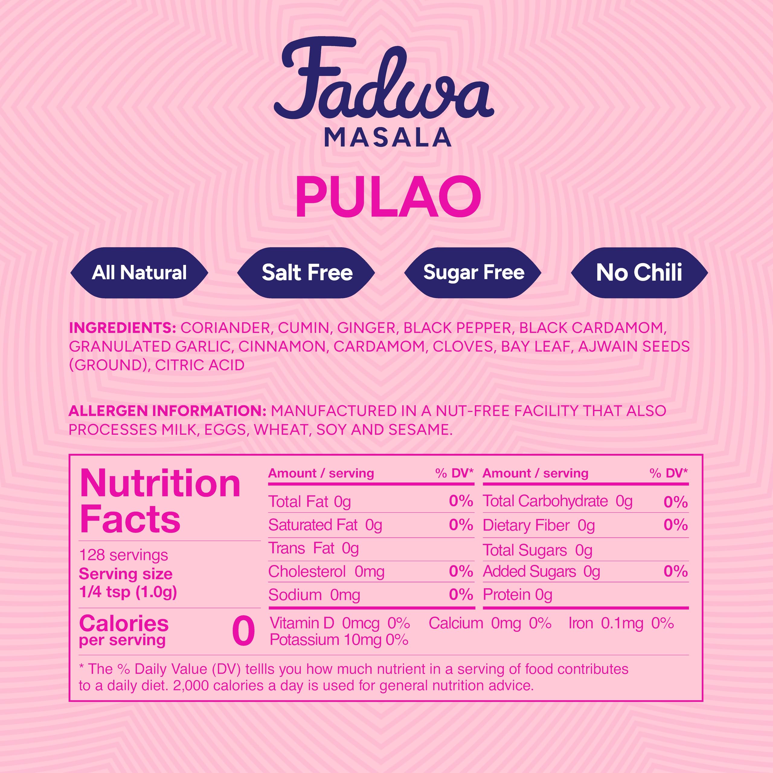 FADWA MASALA close-up spoon with spice mix highlighting texture and aroma