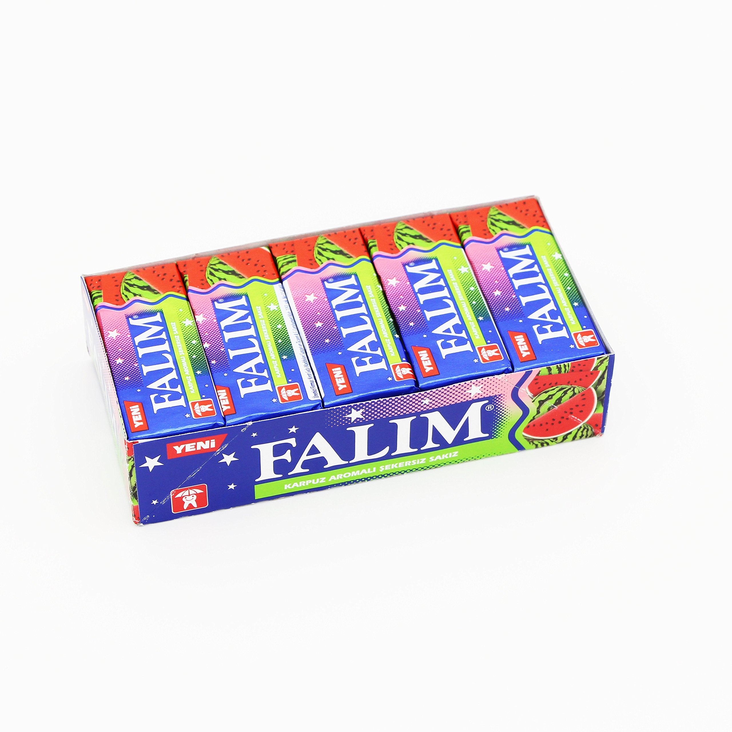 Falim watermelon front packaging showing 20-pack and brand freshness