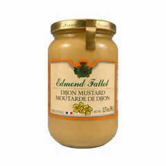 Edmond Fallot jar front label showing 13.75 oz Dijon and traditional branding for authentic flavor