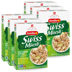 Familia front box pack showing brand and no added sugar benefit