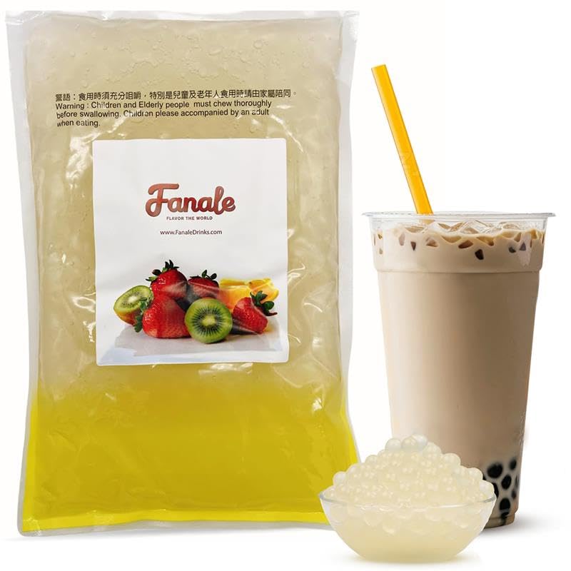 Fanale front packaging showing ready-to-serve agar boba and convenience