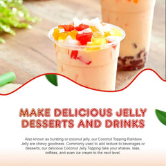 Fanale jelly in bubble tea cup demonstrating added chew and visual appeal