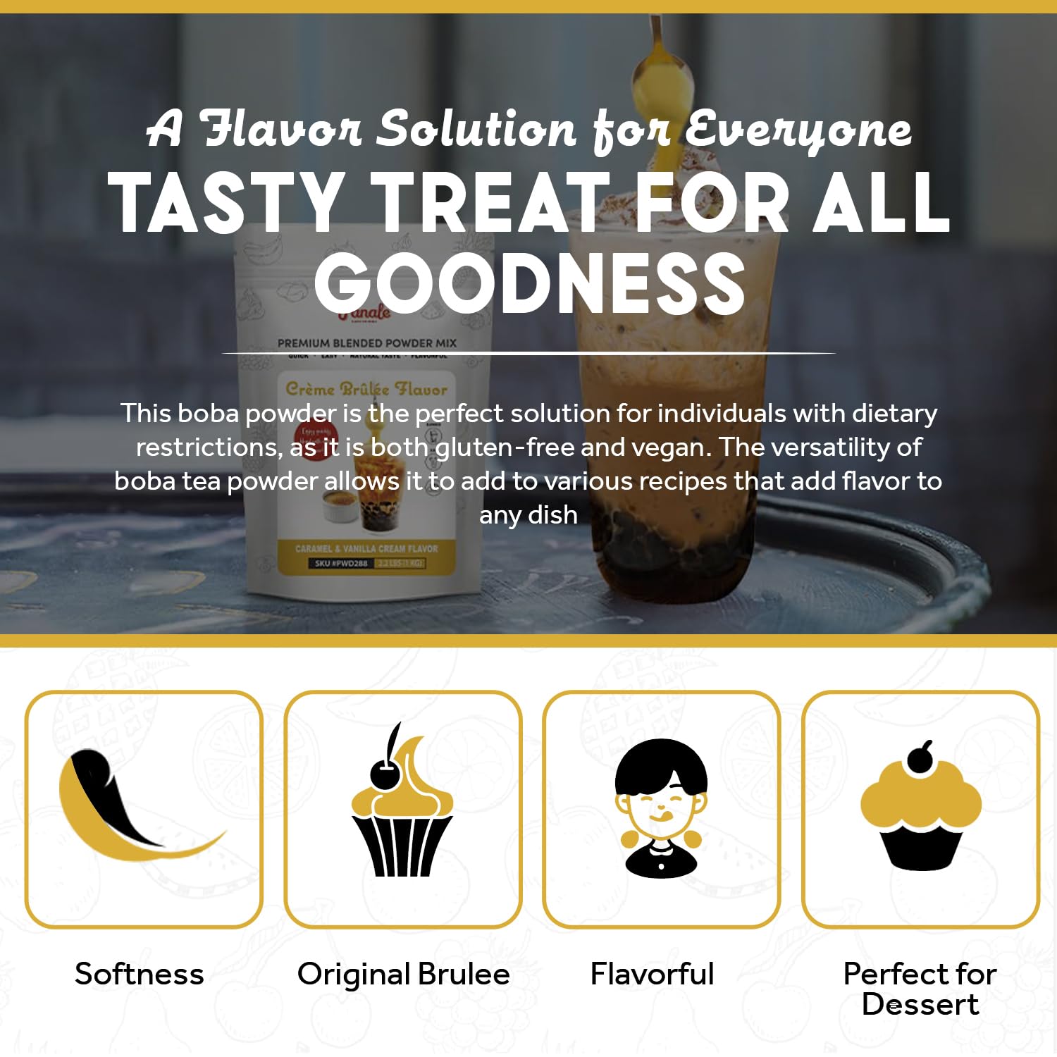 Fanale ingredient label detail showing gluten-free and vegan claims clearly