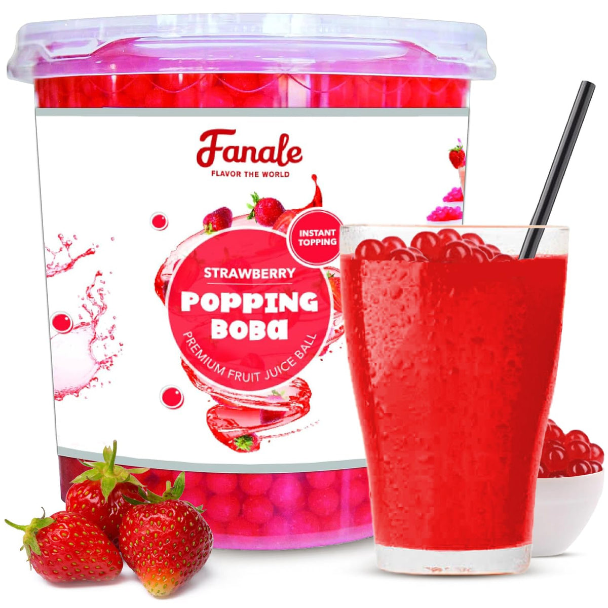 Fanale front packaging showing bulk 7 pound bag and clear label benefit