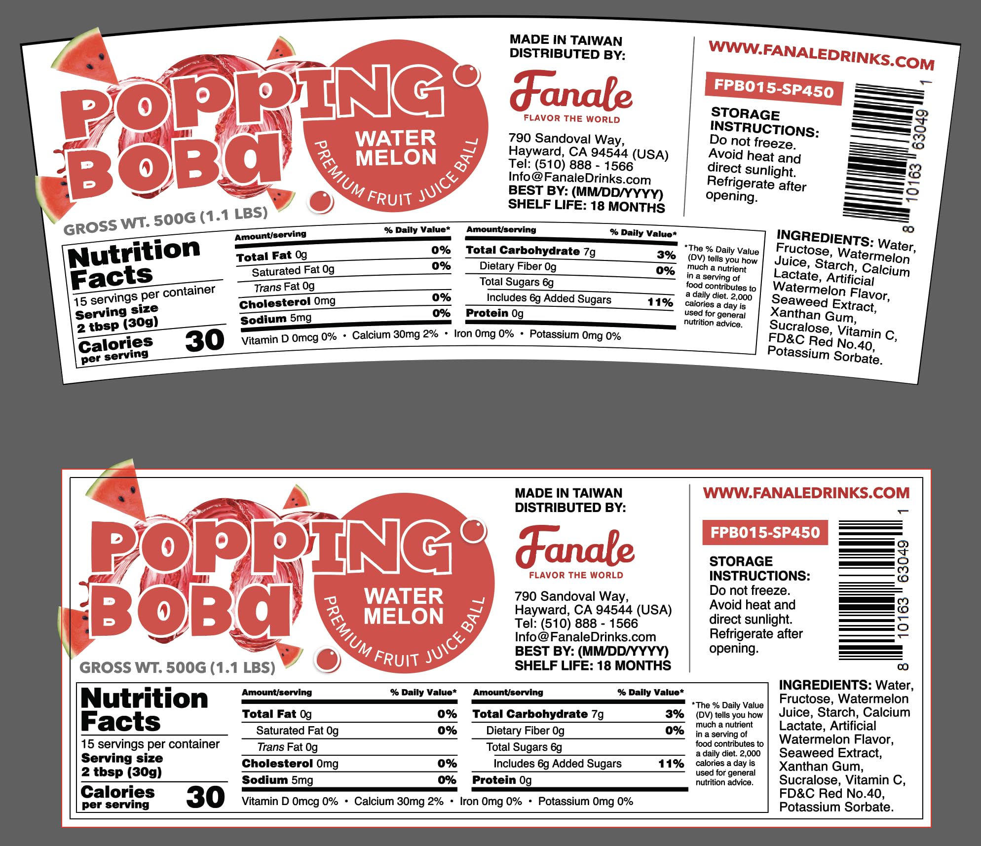 Fanale resealable bag storing pearls to preserve freshness and convenience benefit