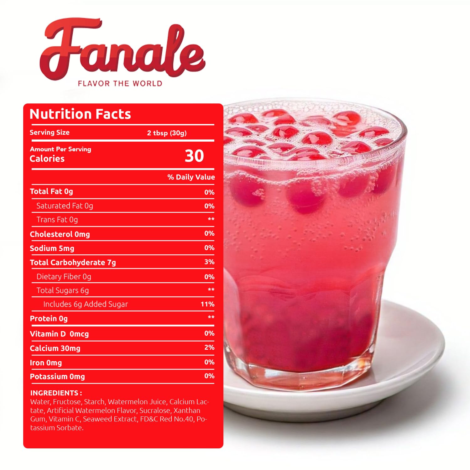 Fanale spoon pouring boba into cup illustrating easy serving benefit