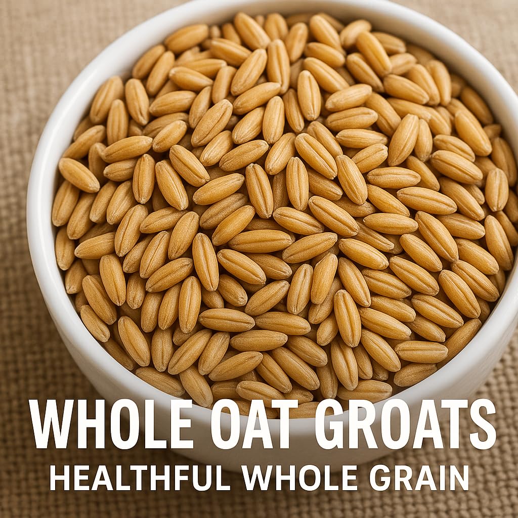 Farmer Bob's oat groats served in a kitchen scene demonstrating versatile cooking benefit