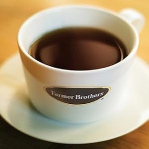 Farmer Brothers label and roast information clear view of blend details