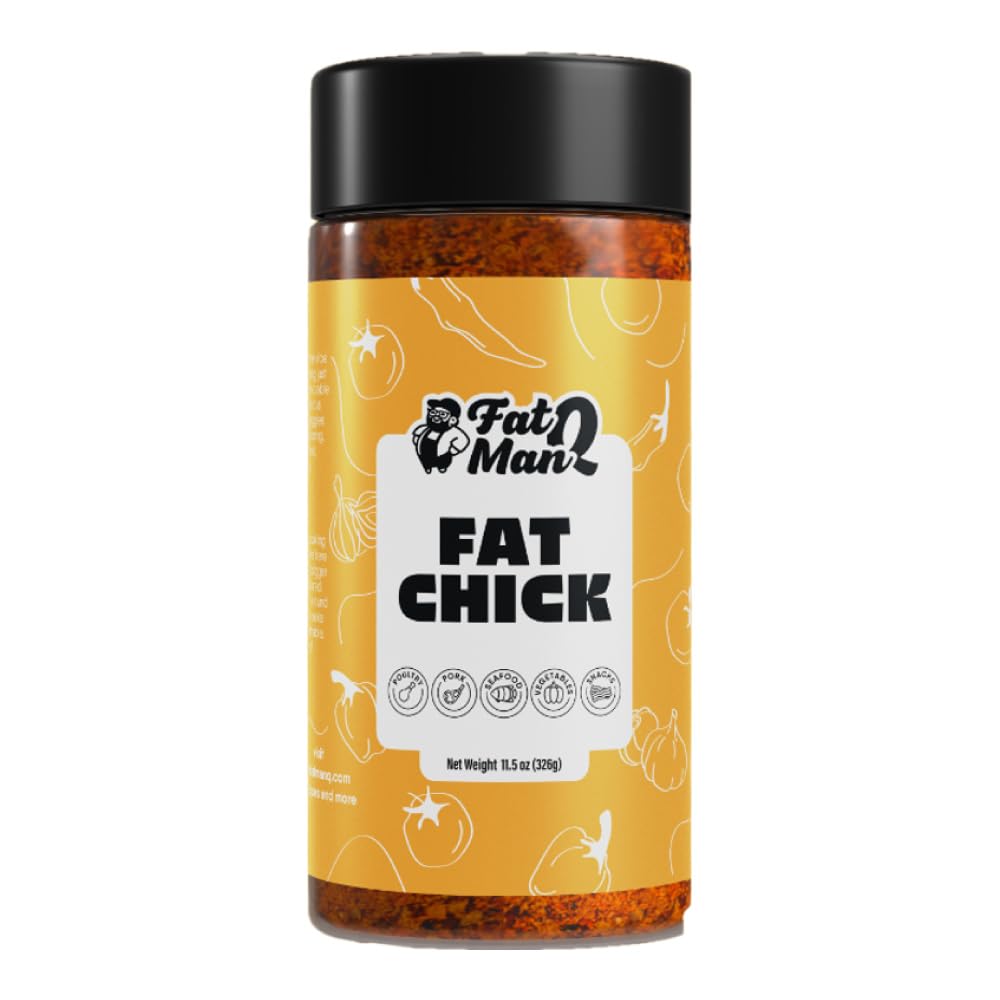 Fat Man Q front label showing product name and 11 oz size for quick recognition