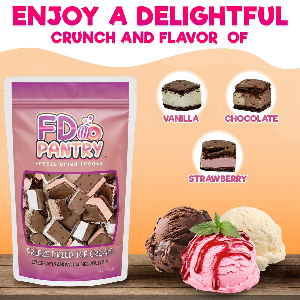 FD Pantry open resealable bag with bites ready to eat ensures mess-free snacking