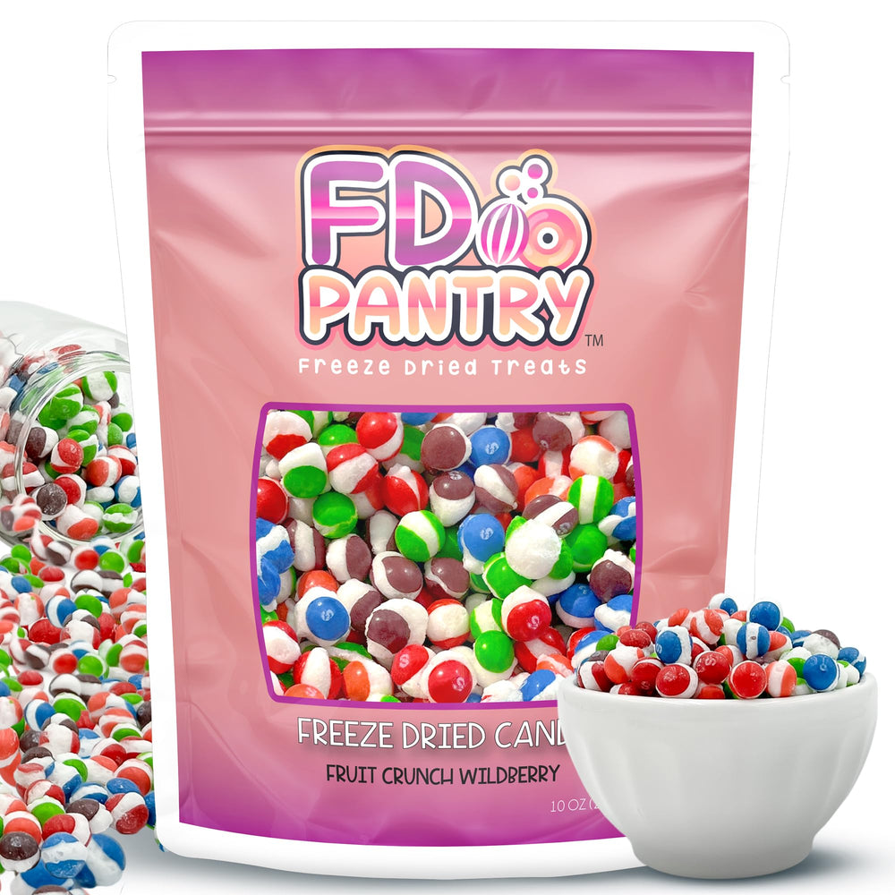 FD Pantry close-up of crunchy freeze-dried piece highlighting light texture benefit