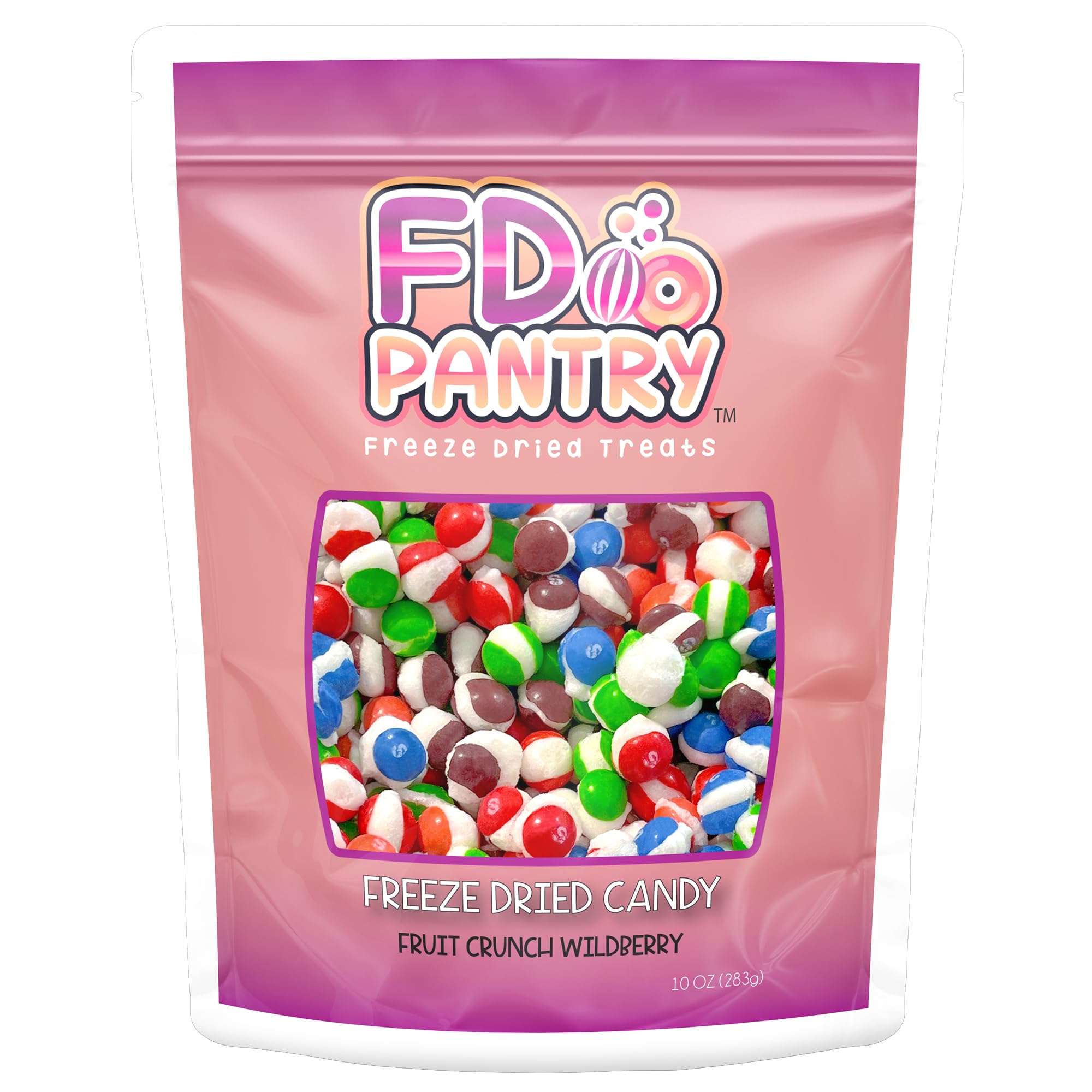 FD Pantry front pouch showing wildberry mix and resealable bag for freshness