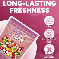 FD Pantry resealable pouch zipper visible for freshness and easy storage benefit