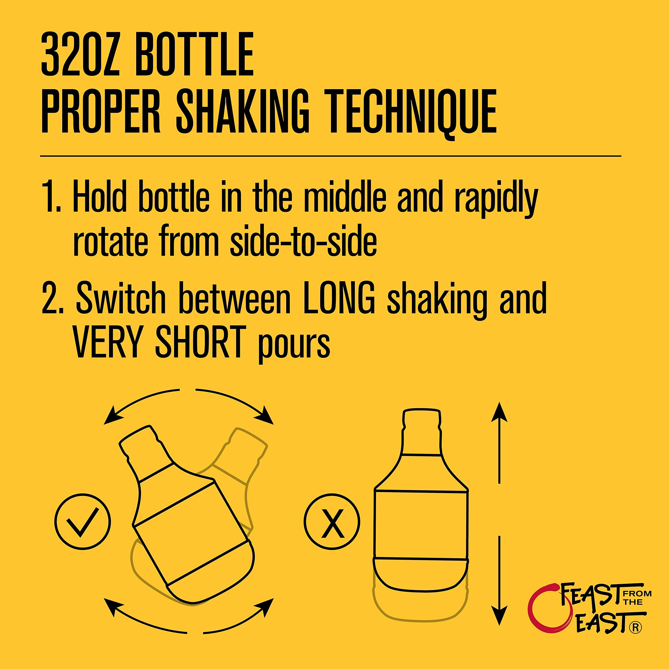 Feast From The East bottle on kitchen counter ready to use for everyday meals