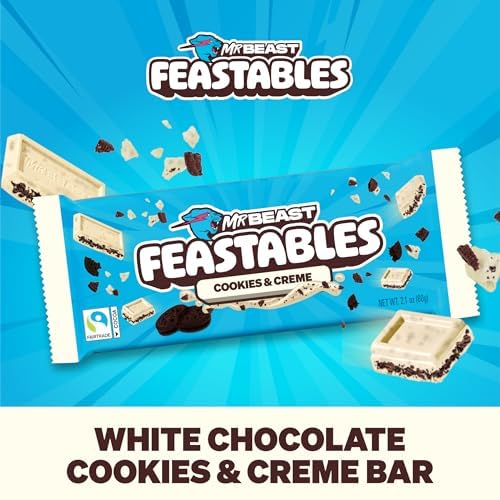 Feastables MrBeast Fairtrade label closeup supporting ethical sourcing
