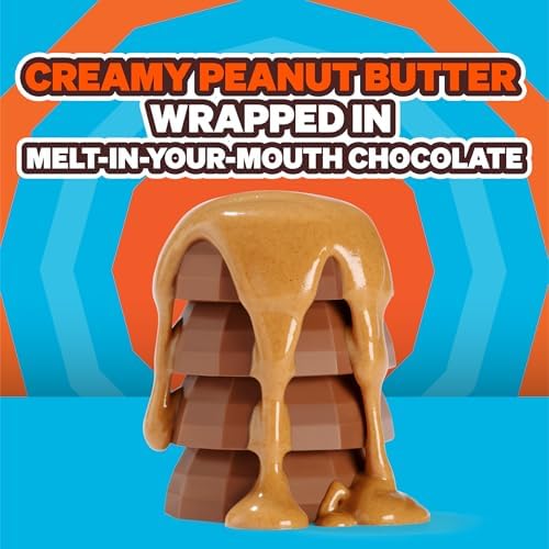 Feastables peanut butter center cross-section revealing creamy filling benefit