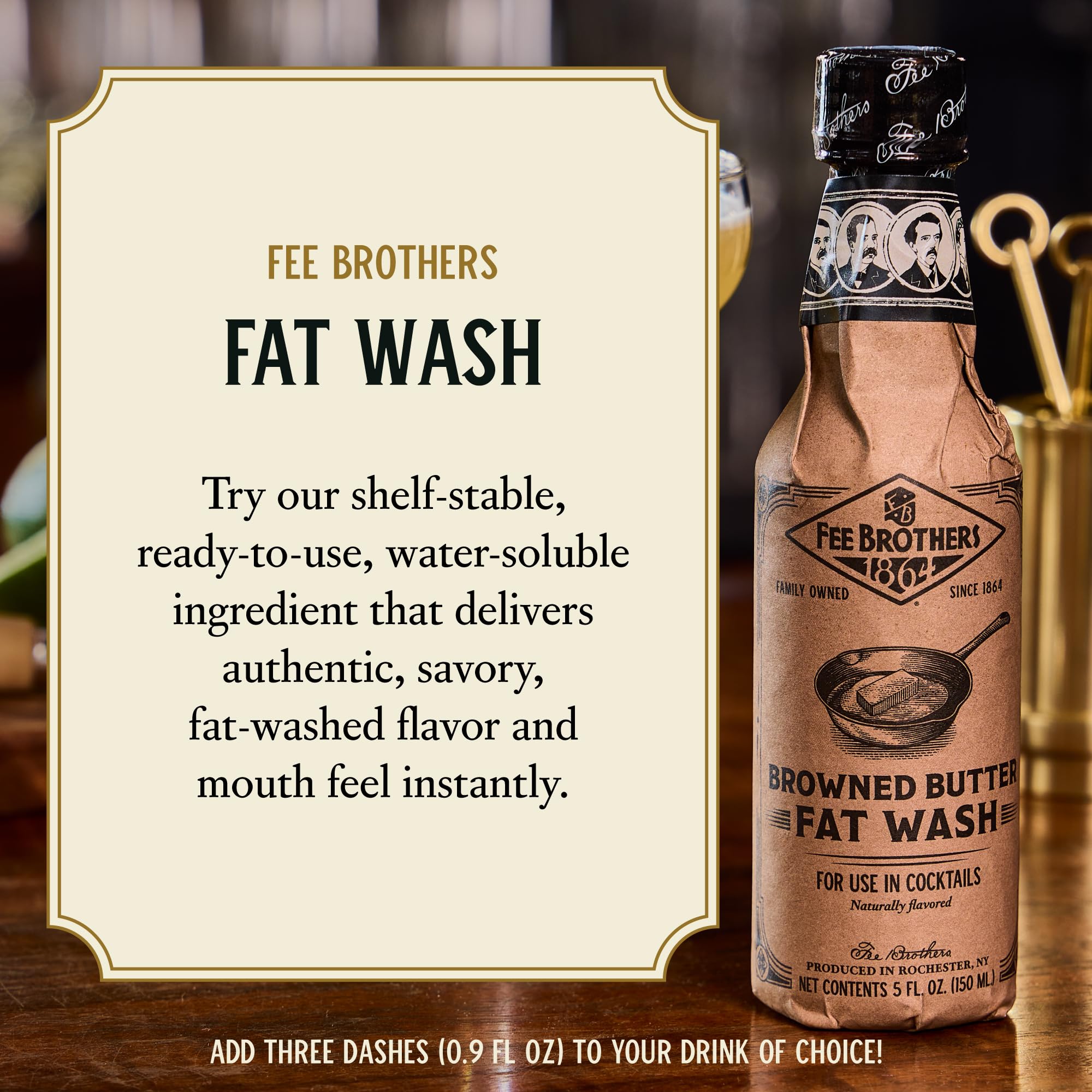 Fee Brothers browned butter concentrate texture detail suggesting nutty, creamy mouthfeel