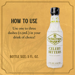 Fee Brothers label detail with ingredients and volume clearly visible for informed purchase benefit