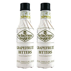 Fee Brothers grapefruit bitters front bottle showing label and volume, boosts cocktail flavor