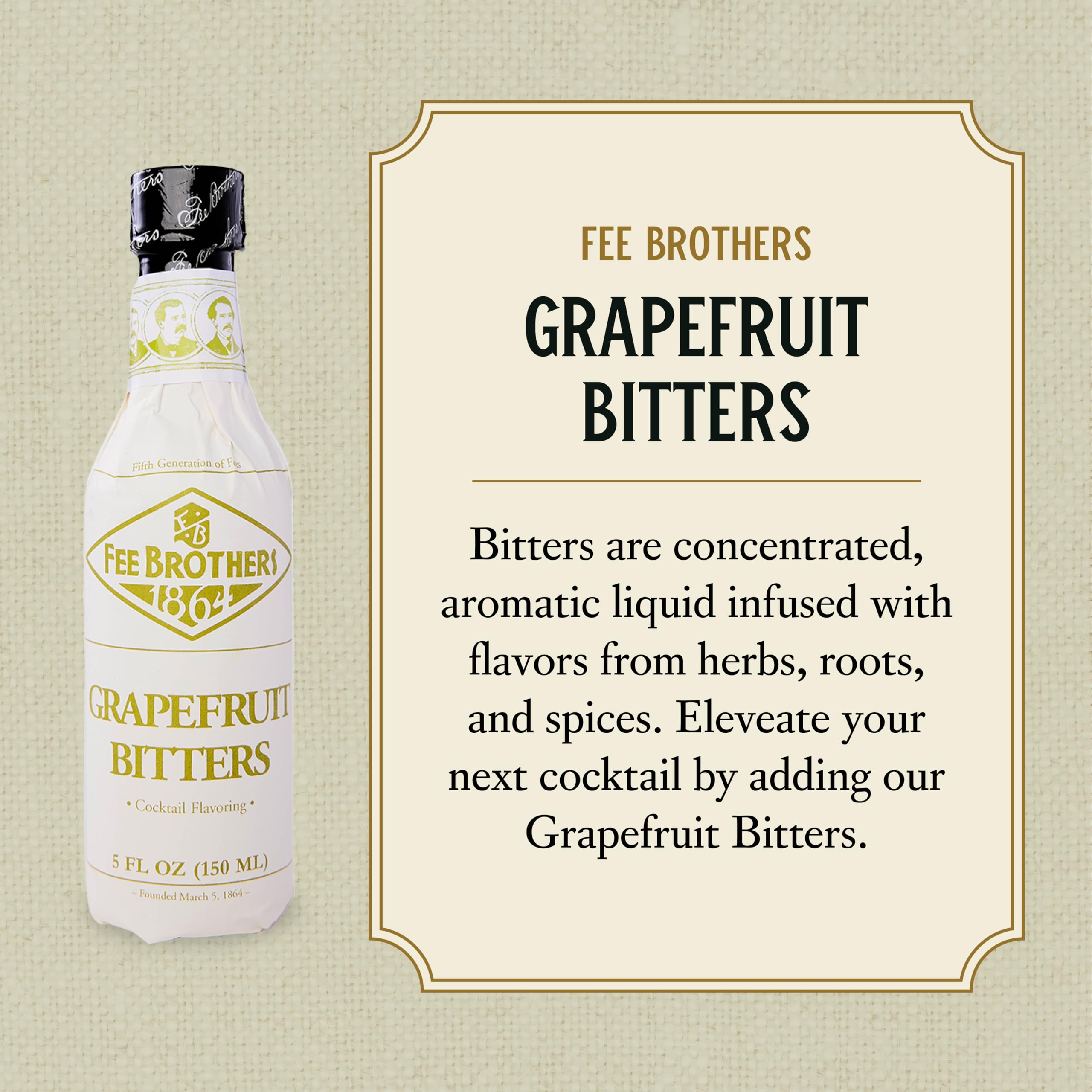 Close-up of Fee Brothers cap and glass bottle texture highlighting precise pour control