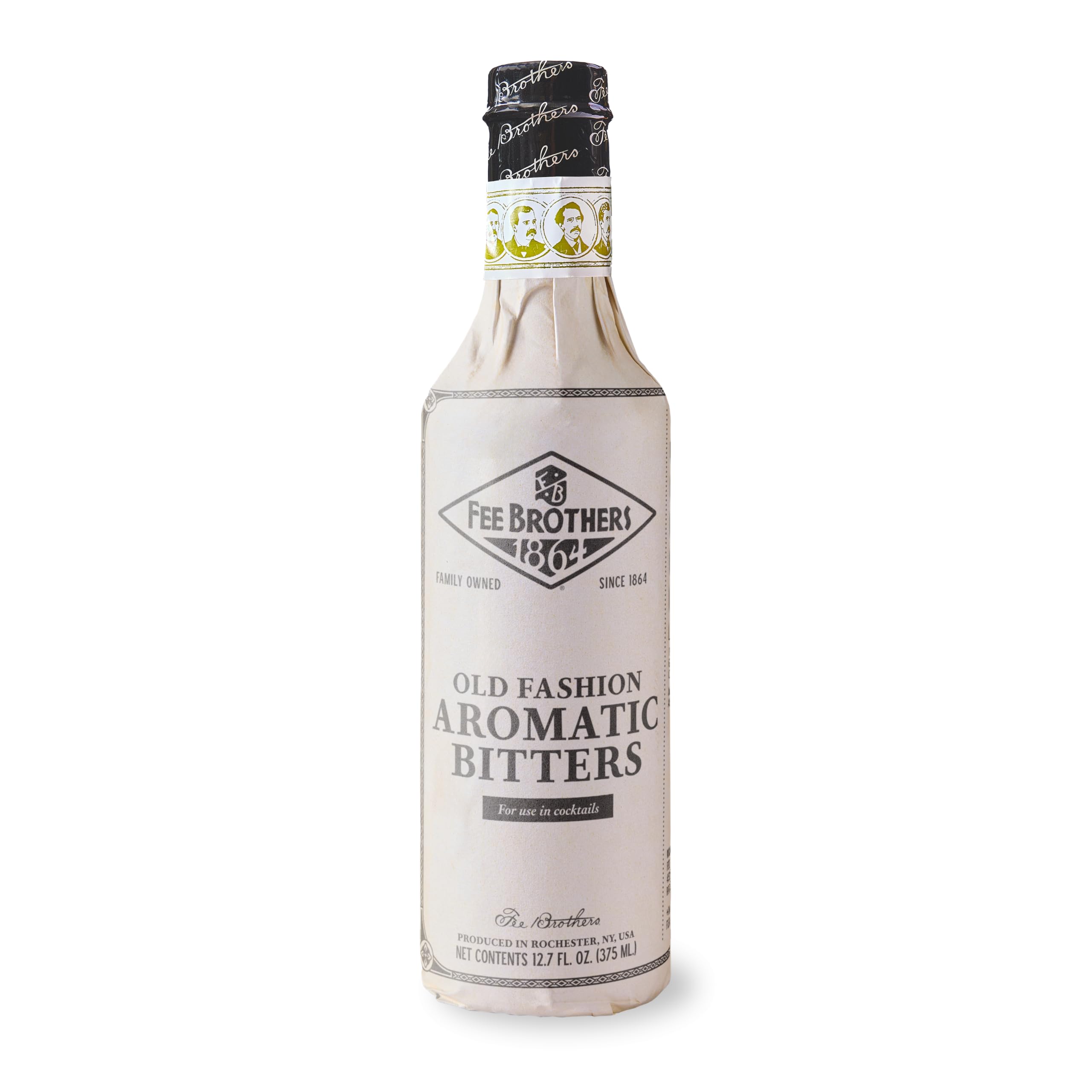 Fee Brothers bottle front view showing label and pour spout for consistent flavor