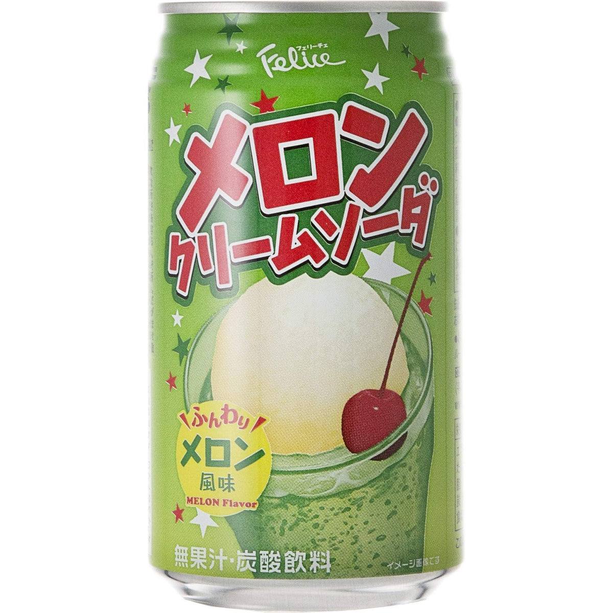 felice can front packaging showing melon branding and convenient 24-pack benefit