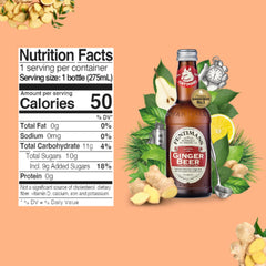 Fentimans bottle being poured into a glass showing vibrant ginger flavor and pour clarity
