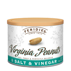 FERIDIES close-up of coated extra-large Virginia peanuts highlighting crunchy texture