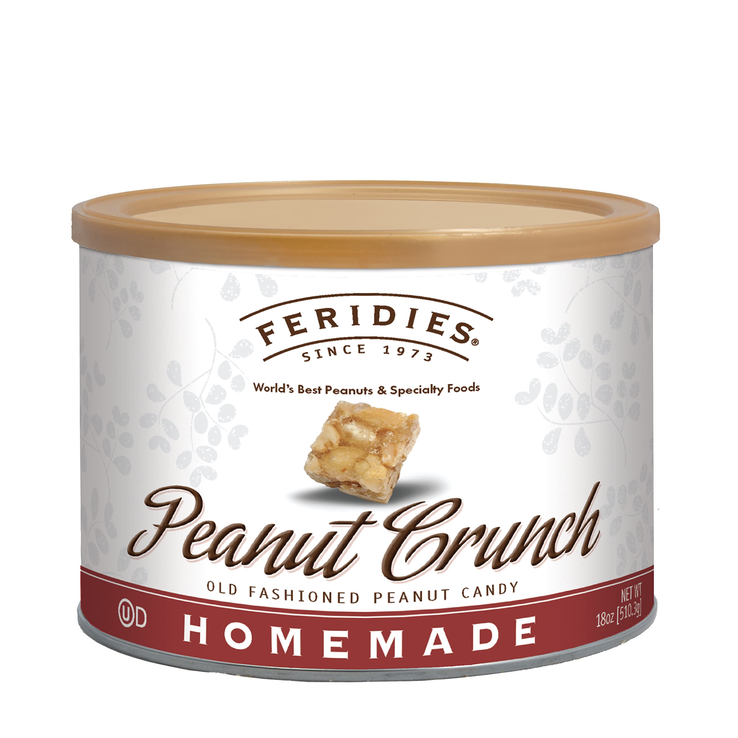 feridies closeup of peanut crunch highlighting texture and nut-forward flavor