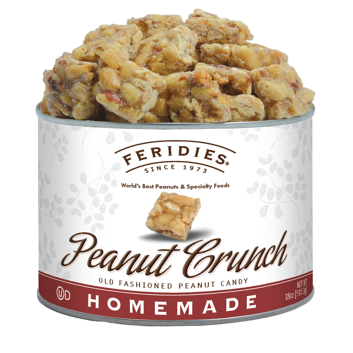 feridies front can showing brand and 18oz label and shelf-stable convenience