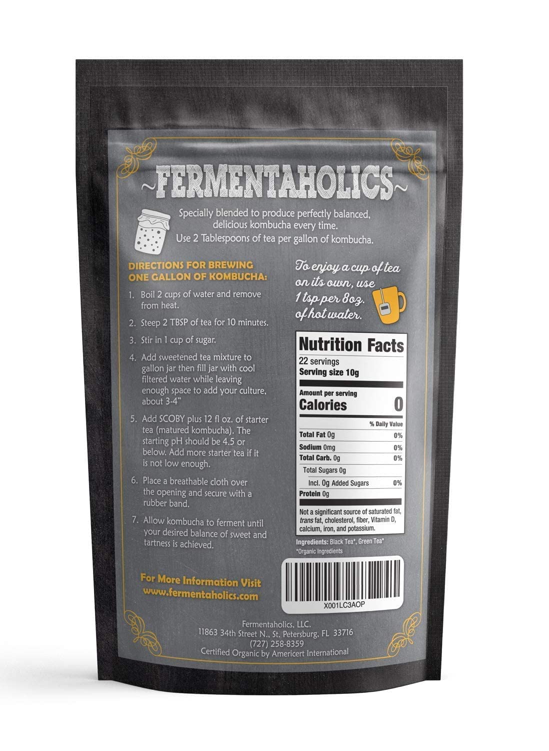 Fermentaholics loose-leaf close-up revealing leaf quality and consistency for stable fermentation
