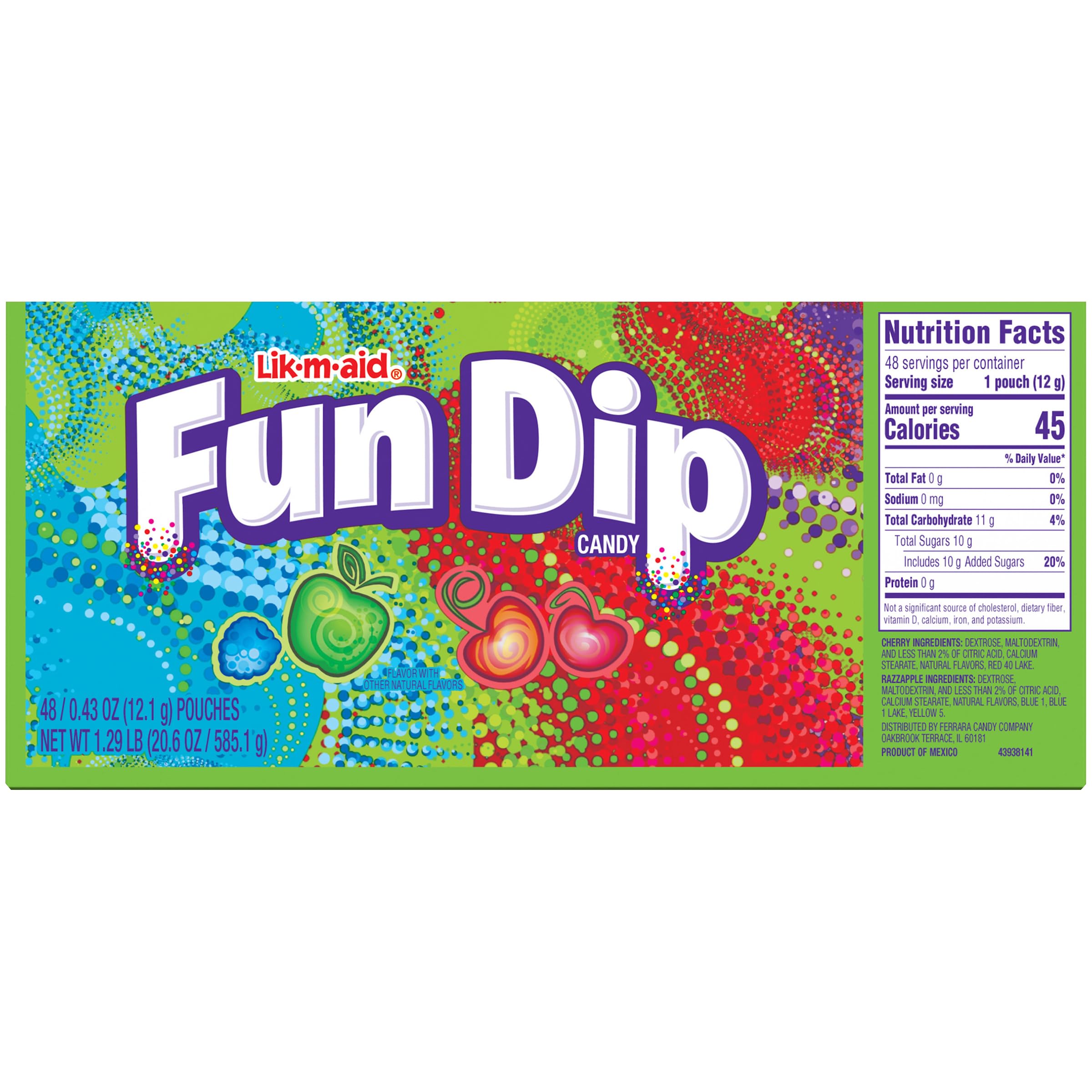 Ferrara child enjoying Fun Dip to show playful, shareable fun