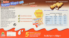 Ferrero Kinder Happy Hippo cross section revealing creamy milk and cocoa filling for tempting texture