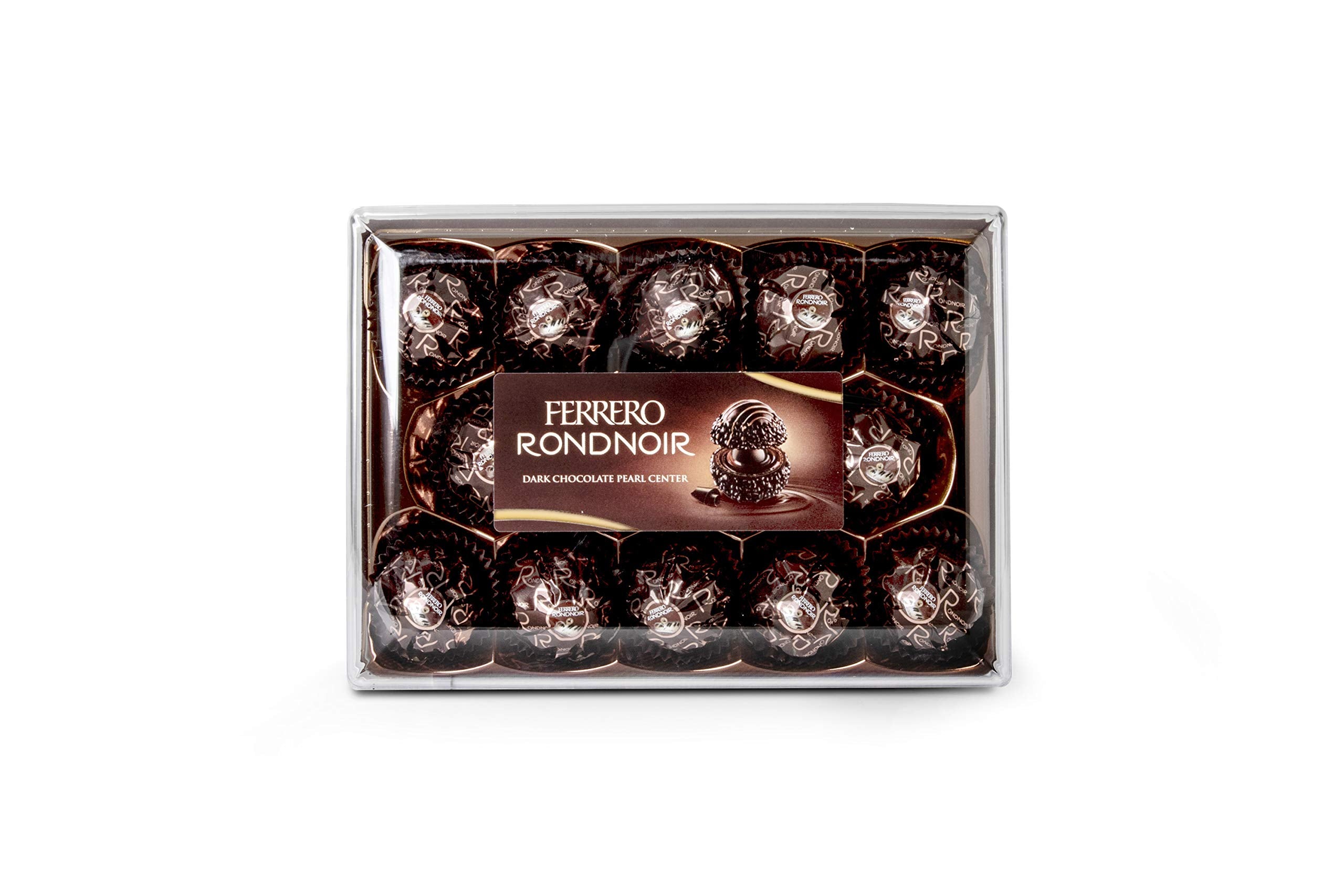 Ferrero Rocher Rondnoir front box showing elegant gift presentation