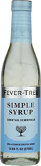 Fever-Tree bottle front view showing clear syrup and clean branding for accurate pouring