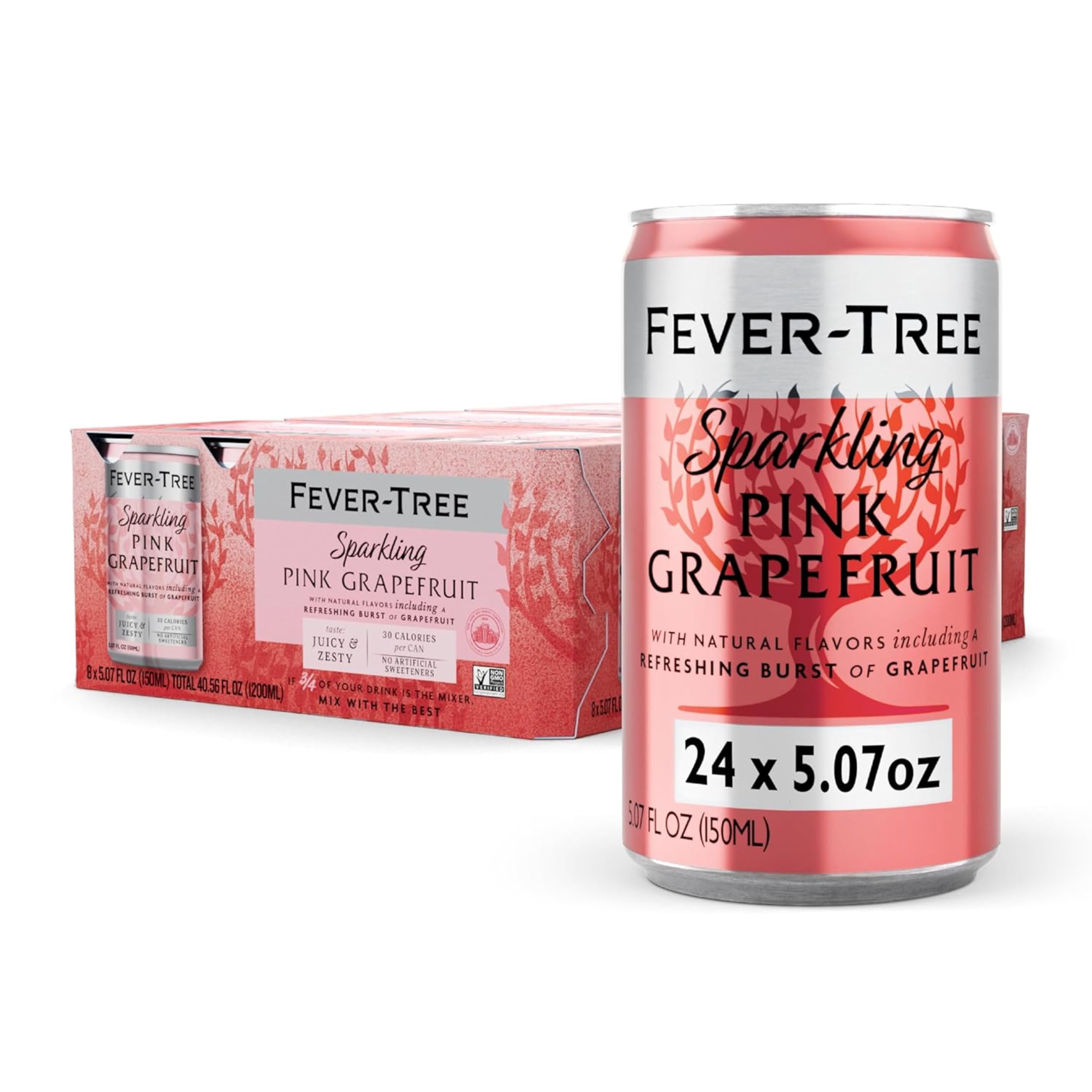 Fever-Tree can front view showing branding and convenient single-serve benefit