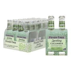 Fever-Tree front packaging showing 24 bottles and premium presentation benefit