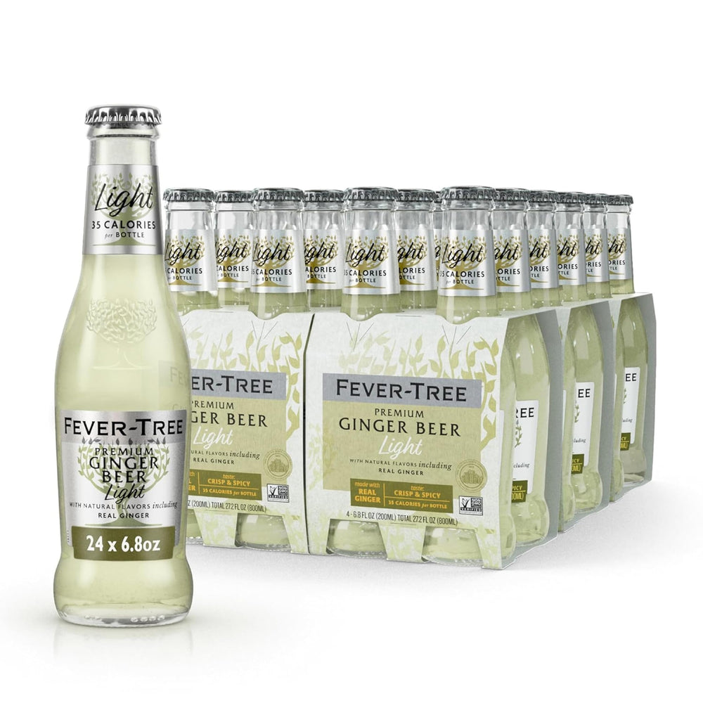 Fever-Tree front packaging showing the 24-bottle pack and premium branding, ideal for hosting
