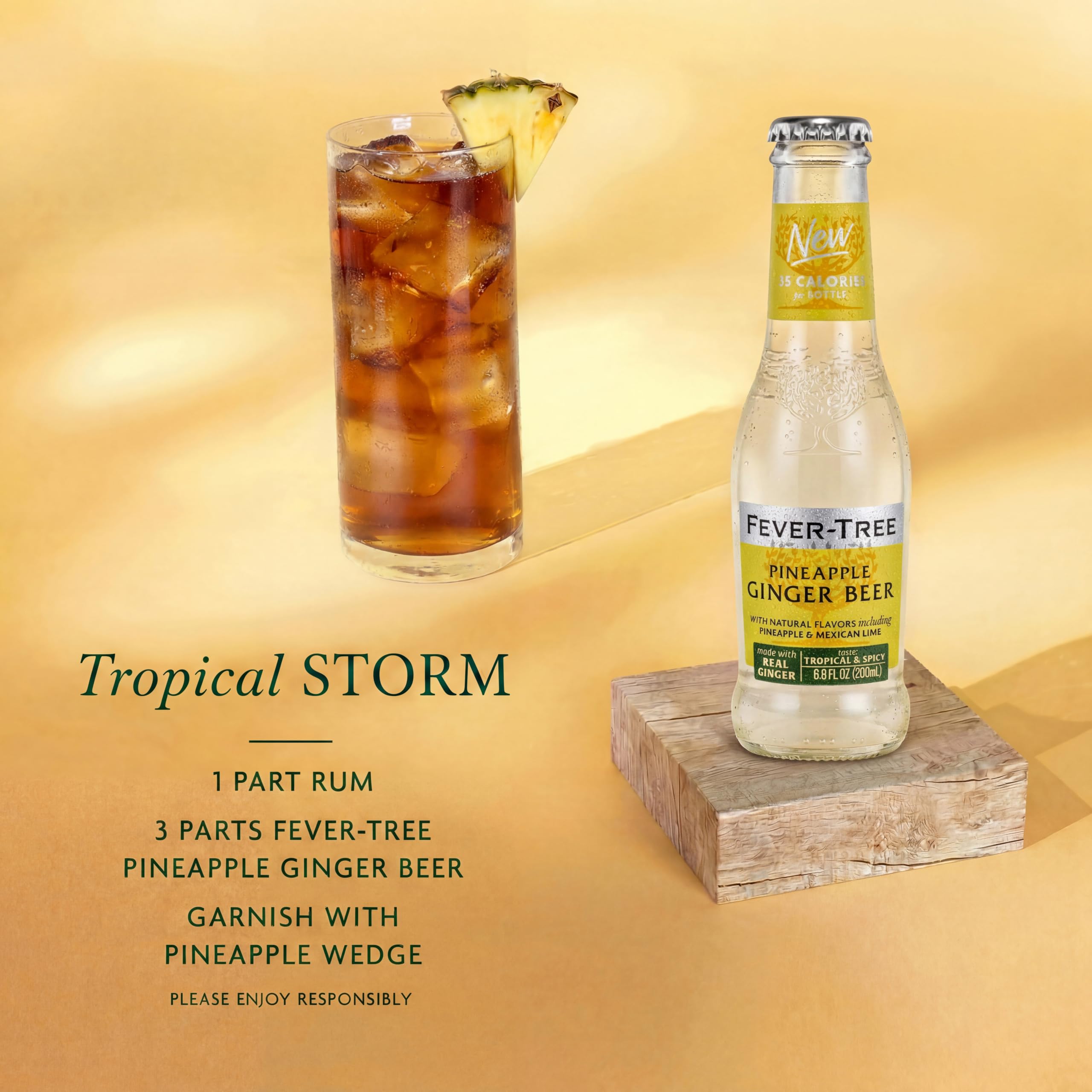 Fever-Tree bottle in hand for scale, demonstrating convenient single-serve benefit