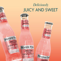 Fever-Tree pouring into glass with ice to showcase cocktail preparation