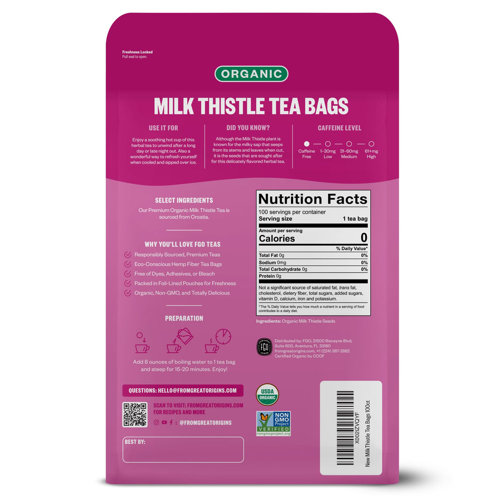 FGO close-up of biodegradable tea bag texture highlighting compostable material