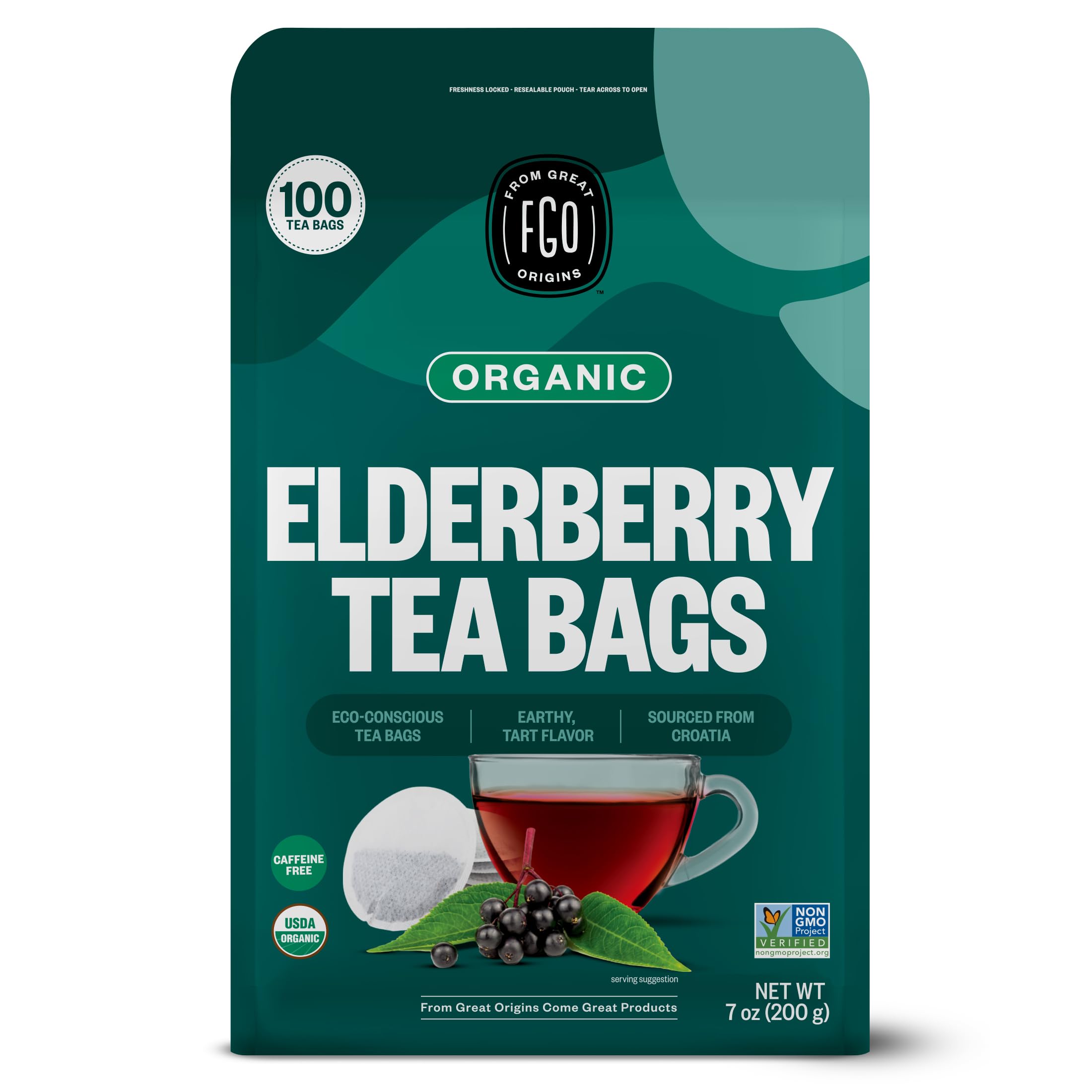 FGO front packaging showing resealable pouch and branding for fresh storage