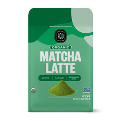 FGO front packaging showing 16 ounce bag and organic badge, easy identification benefit
